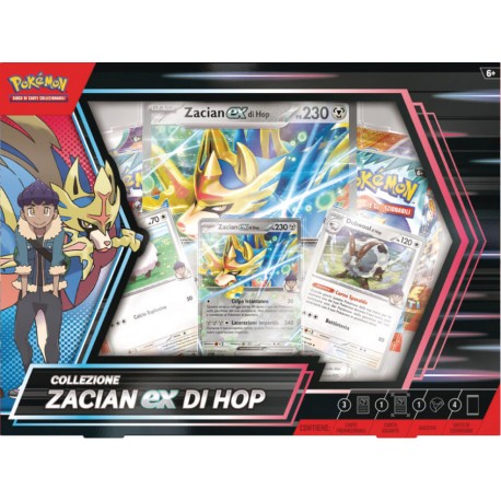 Pokemon Collezione Zacian EX di Hop - Italiano - Prevendita 28-03-2025